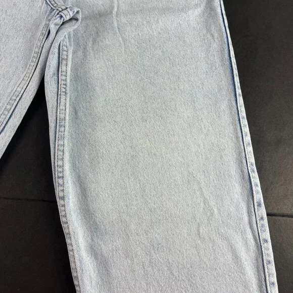 VTG 90s Levi's Silver Tab Jean Men 33x32 Baggy Blue Faded Cotton Denim Tag 33x34